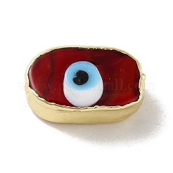 Handmade Evil Eye Lampwork Beads&nbsp;LAMP-D016-02LG-05