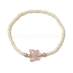 Glass Seed Beads Stretch Bracelets for Women&nbsp;BJEW-JB11266
