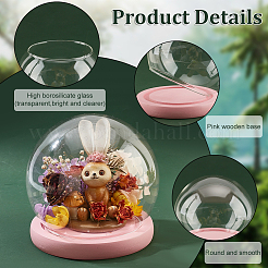 Glass Dome Cover&nbsp;AJEW-WH0401-33