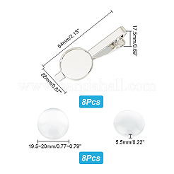 DIY Blank Dome Tie Clip Making Kit&nbsp;DIY-DC0002-25