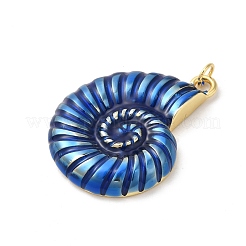 Rack Plating Brass Enamel Pendants&nbsp;KK-Z056-36G-02