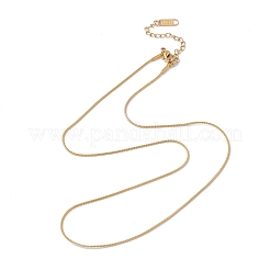 2Pcs 2 Style Ion Plating(IP) 304 Stainless Steel Herringbone & Snake Chain Necklaces Set for Men Women&nbsp;NJEW-G090-08G
