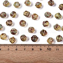 Picasso Transparent Glass Beads&nbsp;SEED-Q039-04B