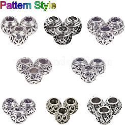 Tibetan Style Alloy European Large Hole Beads&nbsp;MPDL-NB0001-03AS