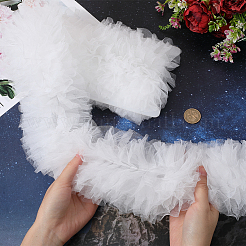 3 Yards Polyester Pleated Lace Trim&nbsp;OCOR-CY0001-02B