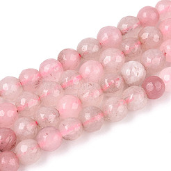 Dyed Natural White Jade Beads Strands&nbsp;G-T139-6mm-60-06