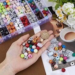 432Pcs 24 Colors Plating Acrylic Beads&nbsp;SACR-PA0001-29