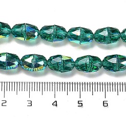 Electroplate Glass Beads Strands&nbsp;EGLA-D030-04C