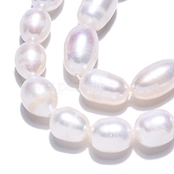 Natural Cultured Freshwater Pearl Beads Strands&nbsp;PEAR-N012-08O