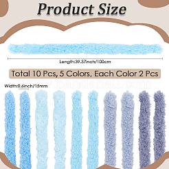 10Pcs 5 Colors Coral Fleece Sticks&nbsp;DIY-CP0011-69