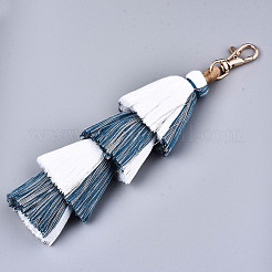 Polycotton(Polyester Cotton) Tassel Big Pendant Decorations&nbsp;FIND-S302-13C