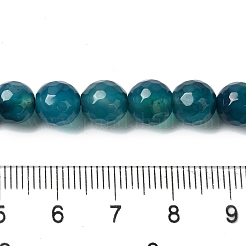 Dyed & Heated Natural Agate Beads Strands&nbsp;G-P539-D01-08