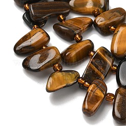 Natural Tiger Eye Beads Strands&nbsp;G-Z130-A01-02