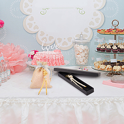 Polyester Cord First Communion Christening Keychain with Alloy Enamel Cross for Baptism Favors Gift&nbsp;KEYC-AB00031