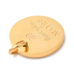 Ion Plating(IP) 304 Stainless Steel Pendants&nbsp;STAS-Q244-01G
