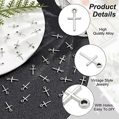 50Pcs Tibetan Style Alloy Pendants&nbsp;FIND-HY0003-70