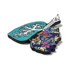Perfect Printed Acrylic Pendants&nbsp;OACR-G018-01E
