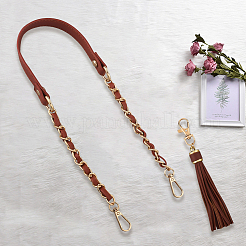 1Pc Imitation Leather Alloy Purse Chains&nbsp;DIY-CL0002-25B