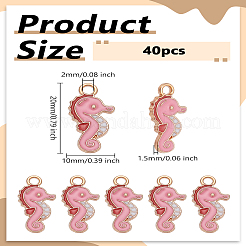 40Pcs Alloy Enamel Pendants&nbsp;ENAM-LP0002-26