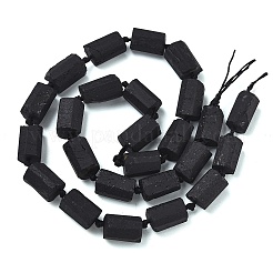 Natural Black Tourmaline Beads Strands&nbsp;G-F715-111