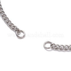 Non-Tarnish 304 Stainless Steel Chain Bracelet Making&nbsp;AJEW-JB01210-02