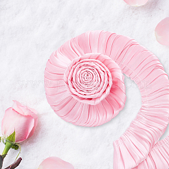 5M Double Layer Polyester Pleated Lace Ribbon&nbsp;OCOR-CY0003-97A