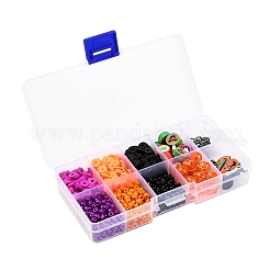 850Pcs Geometry Glass Seed & Polymer Clay Beads&nbsp;DIY-YW0002-75
