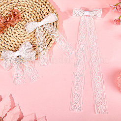 1Box Polyester Alloy Bowknot Hair Clips&nbsp;PHAR-CN0001-03
