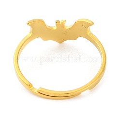 Animal 201 Stainless Steel Adjustable Rings for Women&nbsp;RJEW-D082-05F