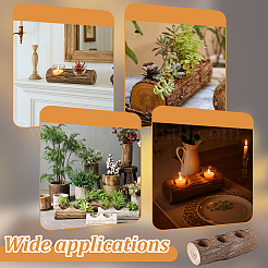 Wooden Candlestick&nbsp;AJEW-WH0591-167