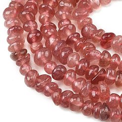 Natural Strawberry Quartz Beads Strands&nbsp;G-P622-B01-02