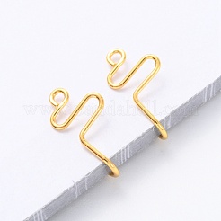 Brass Nose Rings&nbsp;AJEW-F053-23G