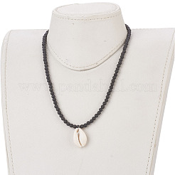 Cowrie Shell Pendant Necklaces&nbsp;NJEW-JN02291