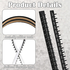 10Pcs Resin Firm Headband Non-slip Strip&nbsp;FIND-SP0020-62