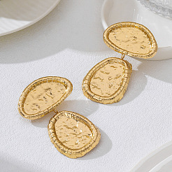Alloy Stud Dangle Earrings&nbsp;WG8C10F-01