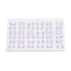 Brass & Natural Pearl Stud Earrings&nbsp;PEAR-N020-WX13