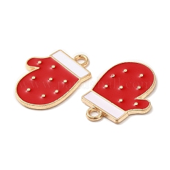 Christmas Light Gold Tone Alloy Enamel Pendants&nbsp;LS-FIND-C031-04KCG