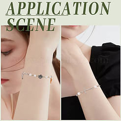 12Pcs 304 Stainless Steel Paperclip Chain Bracelet Making&nbsp;AJEW-SC0002-49