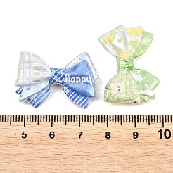 Printed Opaque Acrylic Beads&nbsp;MACR-B838-02