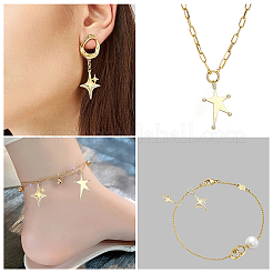 24Pcs 12 Style Rack Plating Alloy Pendants&nbsp;PALLOY-CA0002-42