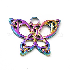 Ion Plating(IP) 201 Stainless Steel Pendants&nbsp;STAS-P312-11MC
