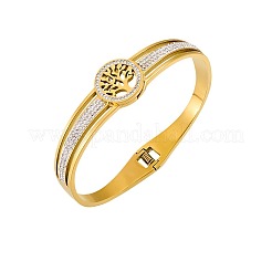 Stainless Steel Hinged Bangles for Women&nbsp;WGCD00D-01