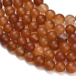 Natural Carnelian Beads Strands&nbsp;G-L642-G01-8mm