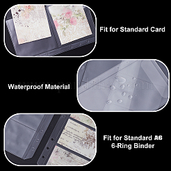 12Pcs 3 Style A6 Size Binder Pockets&nbsp;ABAG-GF0001-23