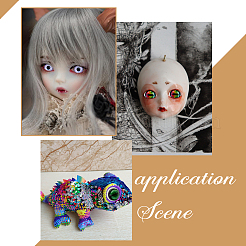 Craft Plastic Doll Eyes Stuffed Toy Eyes&nbsp;DIY-PH0009-37