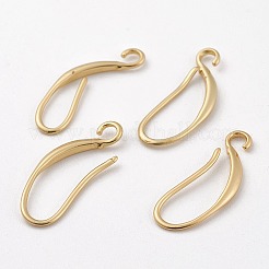 Brass Earring Hooks&nbsp;X-KK-F714-06G