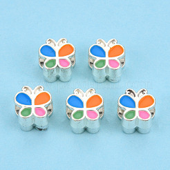 Alloy Enamel European Beads&nbsp;LS-MPDL-T005-004F-RS