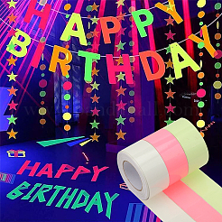 3 Rolls 3 Colors 3M Plastic Adhesive Glow in the Dark Tape&nbsp;DIY-BC0012-37