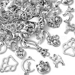 60Pcs 15 Styles Tibetan Styles Alloy Pendants&nbsp;FIND-FS0002-01