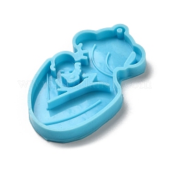 Mother's Day Mother with Baby Silicone Pendant Molds&nbsp;AJEW-M221-02E